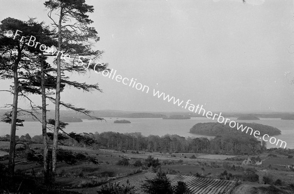 LOUGH KEY FROM ROCK OF DOOR VARIOUS VIEWS OF LOUGH FROM HILLSIDE